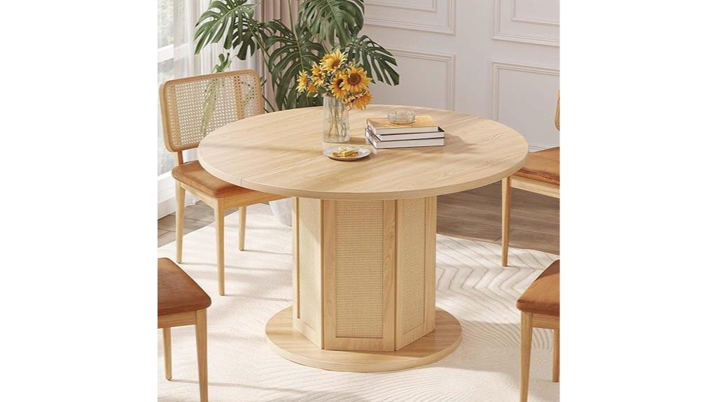 round dining table set