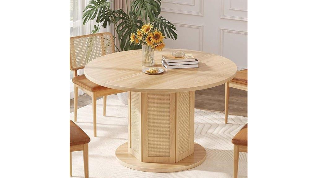 round dining table set