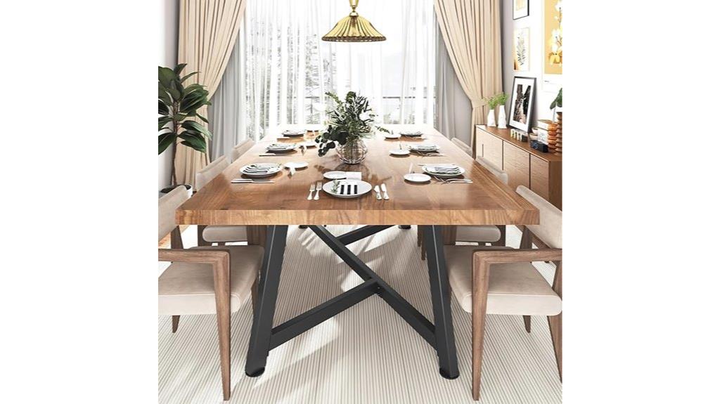 rustic solid wood dining