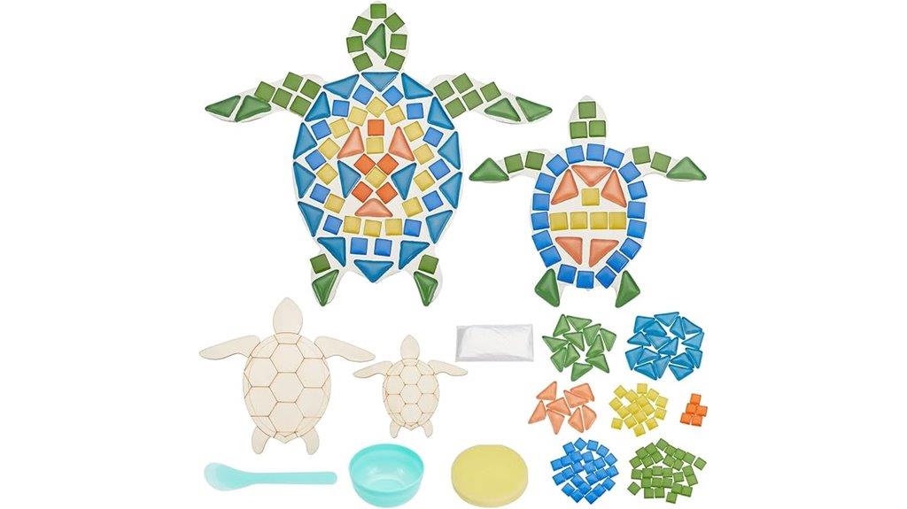 sea turtle mosaic diy kit