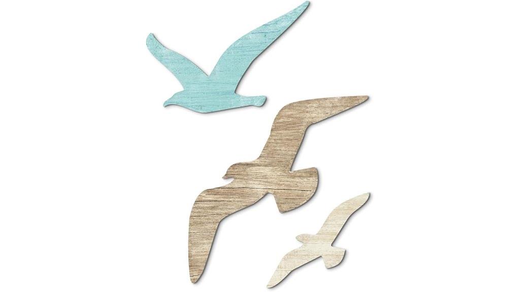 seagull coastal wall art