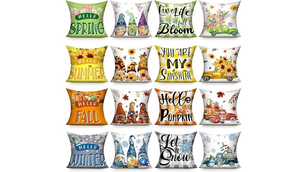 seasonal pillow cover set
