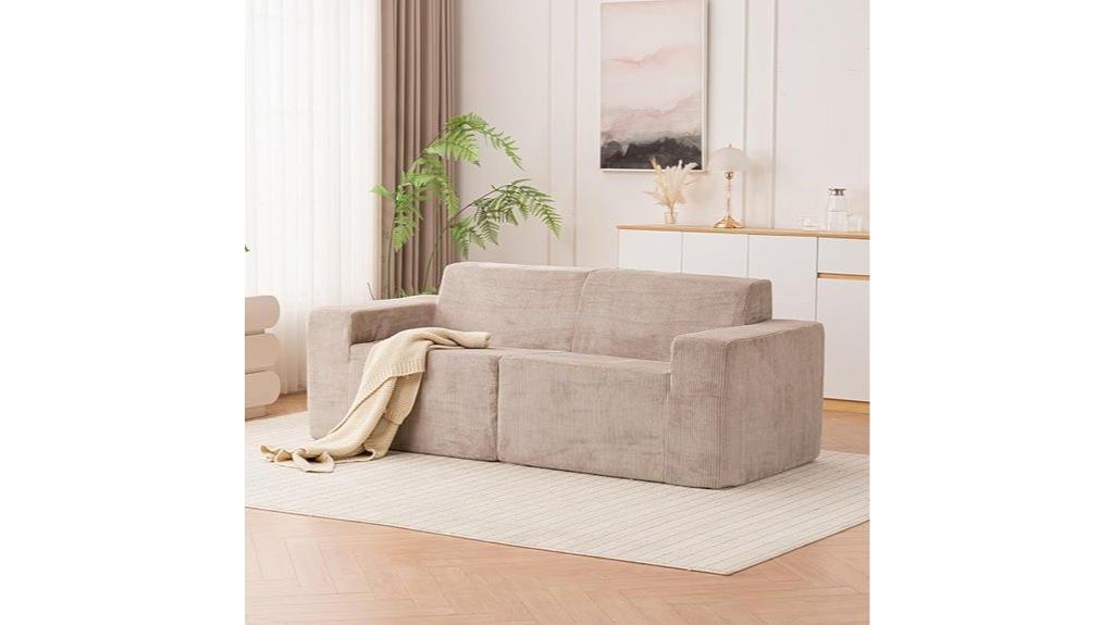 sectional sofa with ottoman