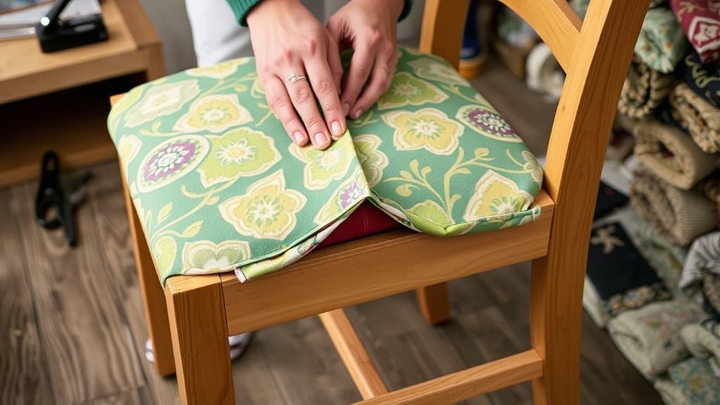 secure fabric with staples