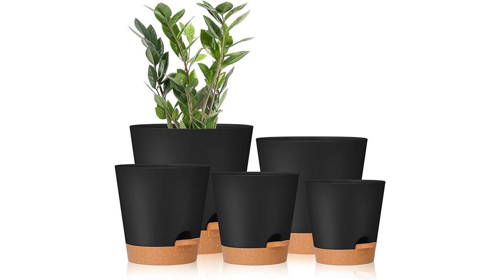 self watering plant pots