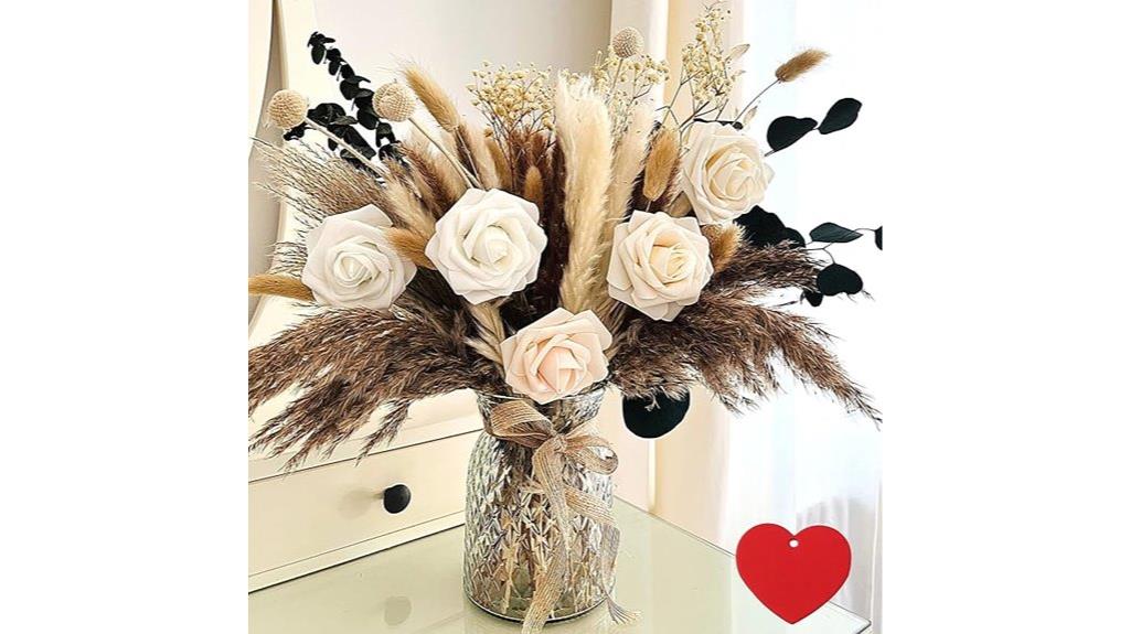 set of 100 artificial flowers