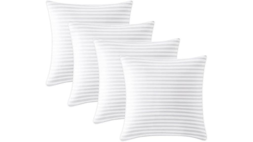 set of four cushions