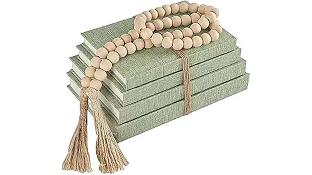 set of four linen books