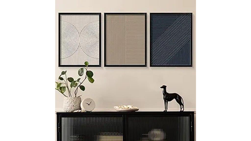 set of minimalist wall art