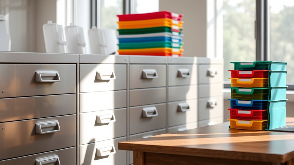 size durability organization accessibility