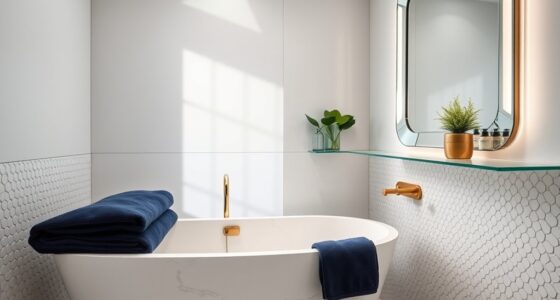small bathroom luxury tips