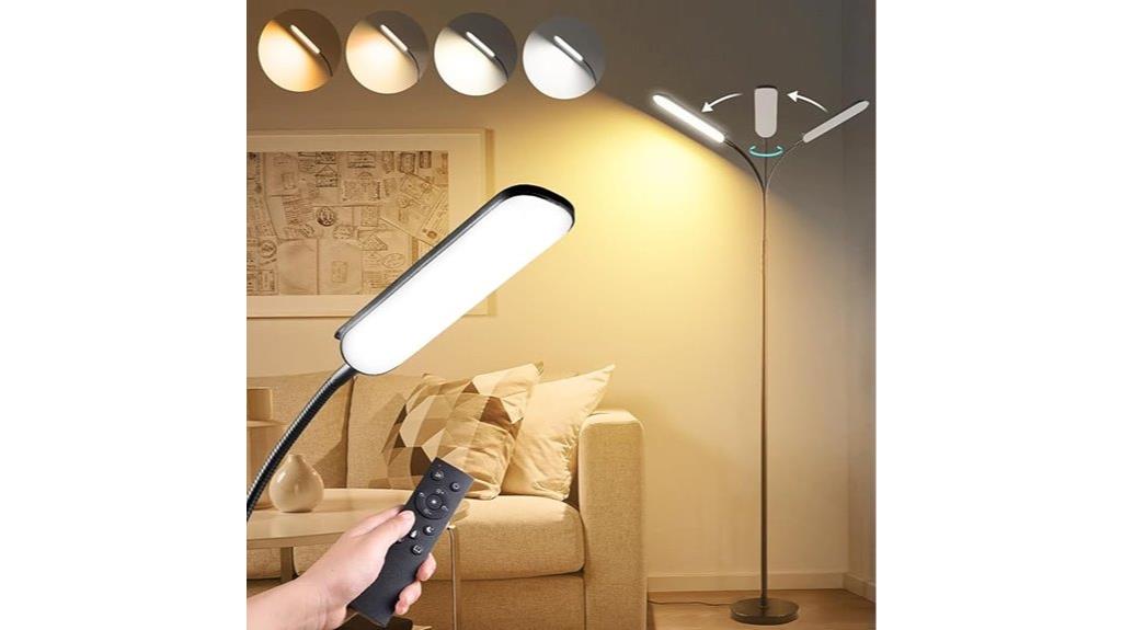 smart dimmable reading lamp