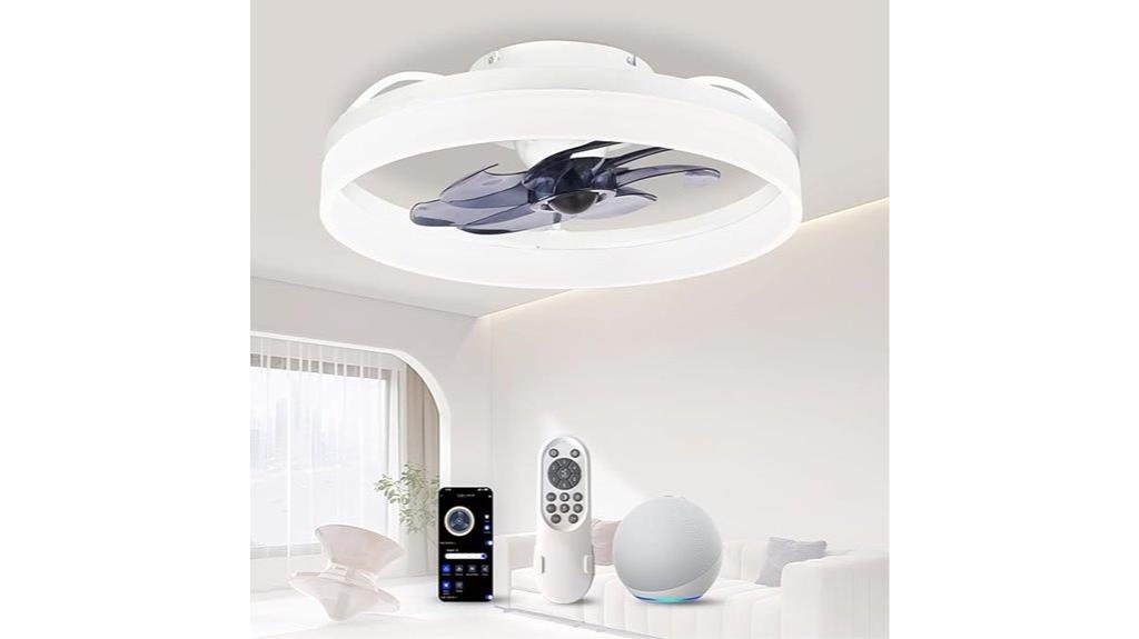 smart fan with lighting