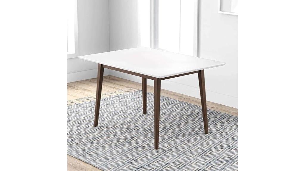 solid wood dining table