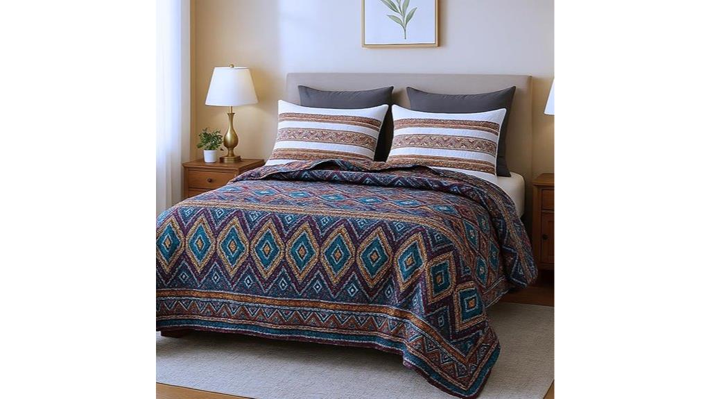 southwestern aztec bedspread set