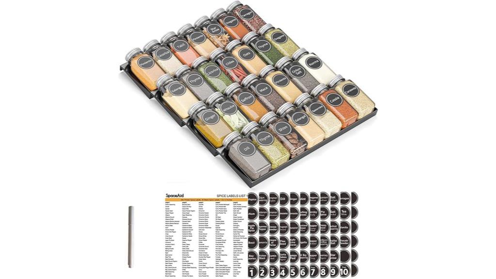 spice drawer organizer set