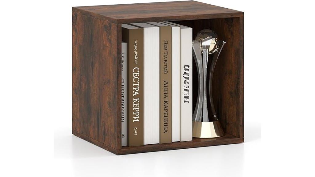 stackable cube storage organizer