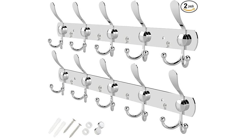 stainless steel wall hooks