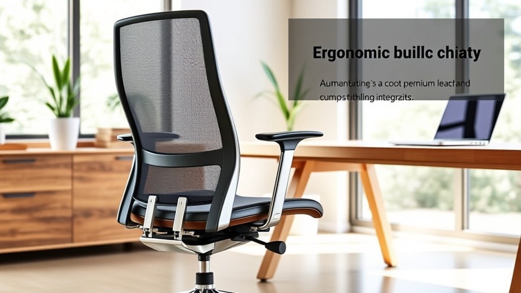 sturdy well constructed office chair