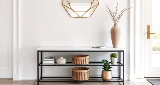 stylish entryway console options