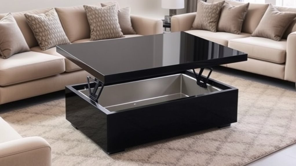 stylish lift top storage tables