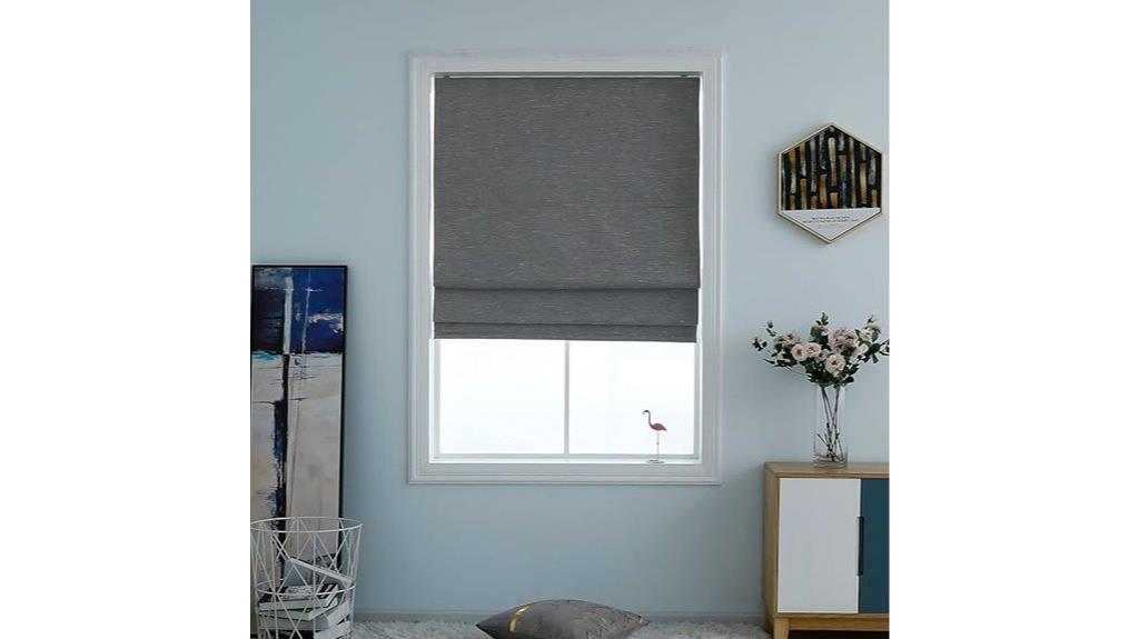 stylish roman window shades