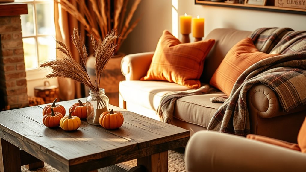 subtle rustic fall decor