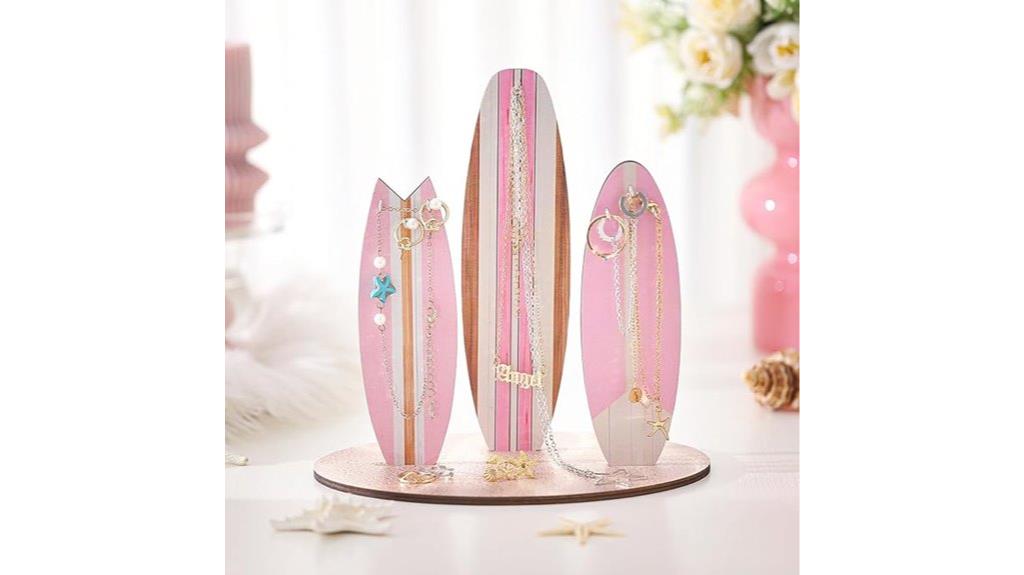 surfboard jewelry holder decor