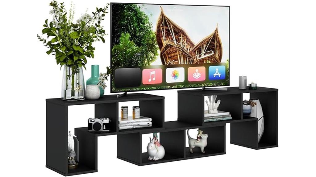 three piece tv console