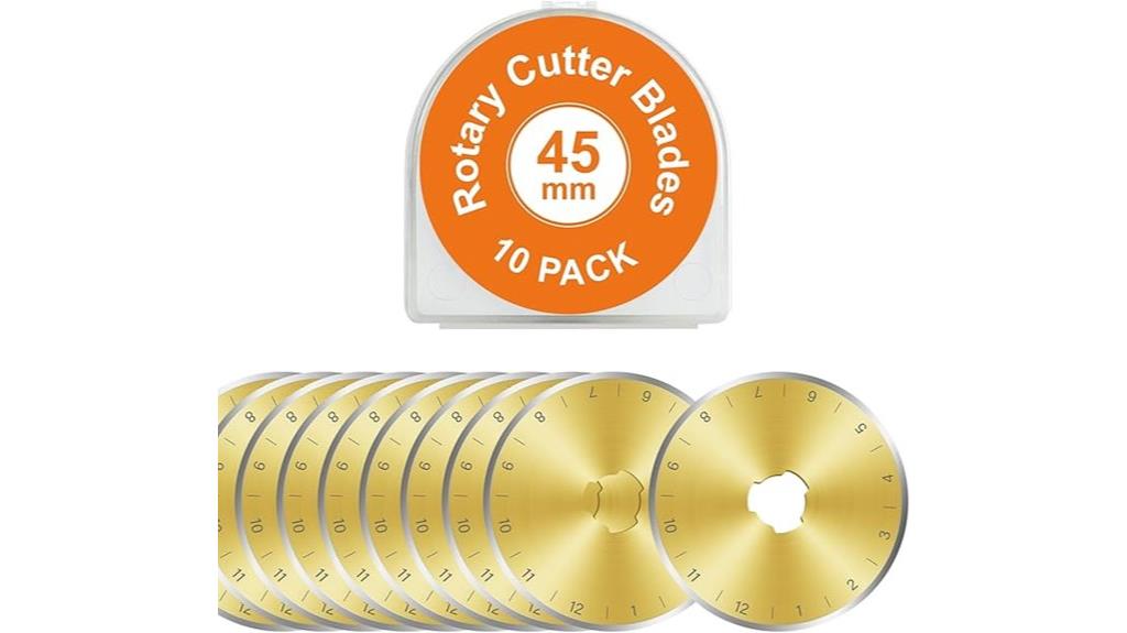 titanium coated rotary blades