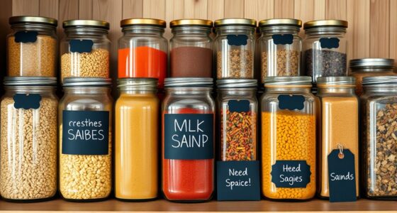 top kitchen label sets