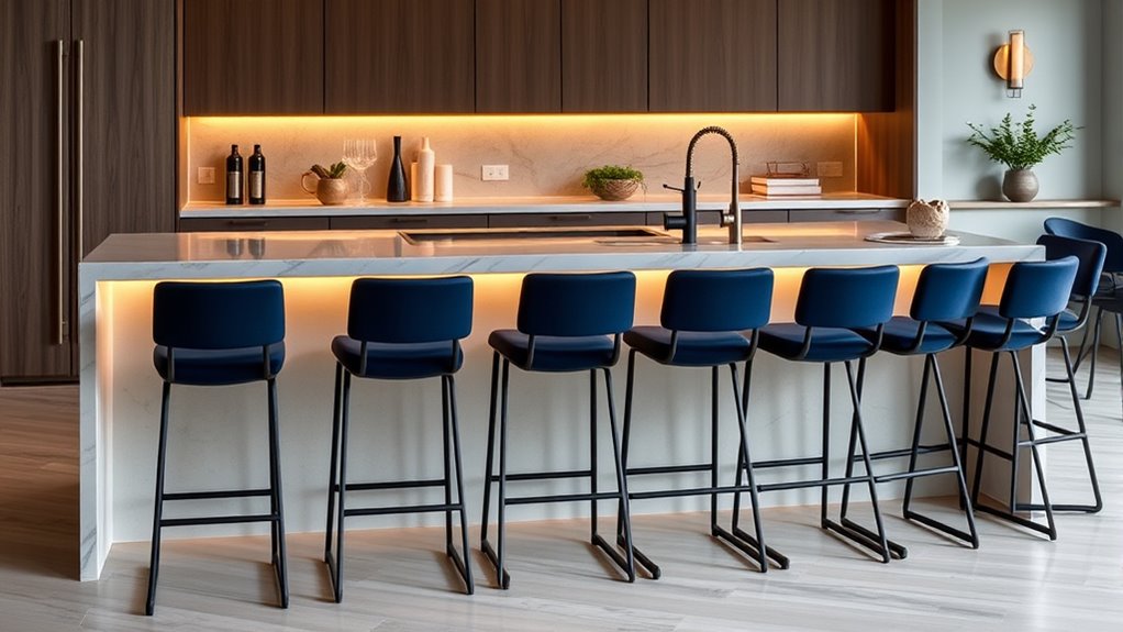 top stylish kitchen bar stools