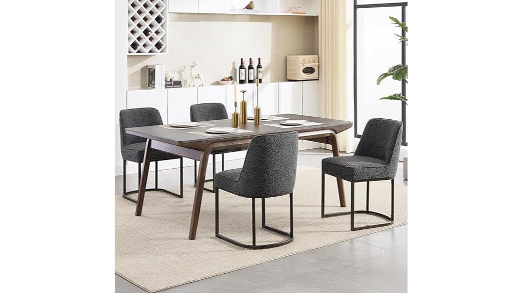 upholstered mid century chairs