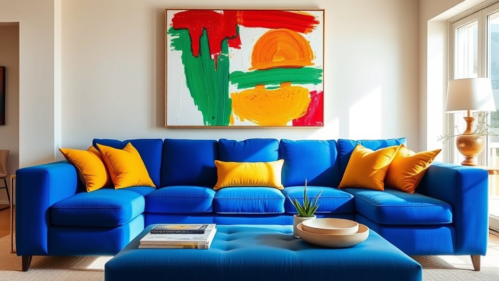 use bold accent walls