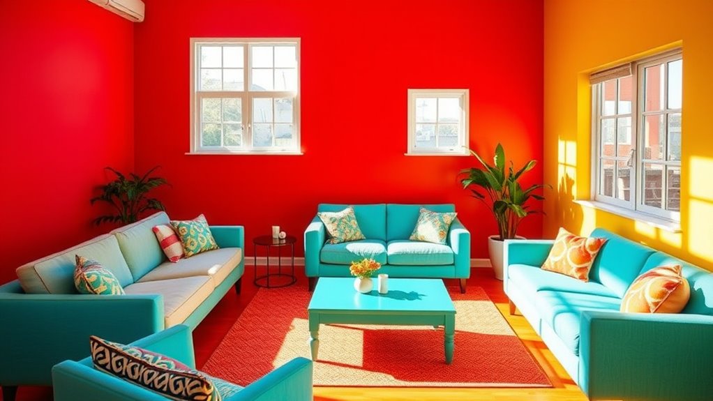 use bold vibrant colors