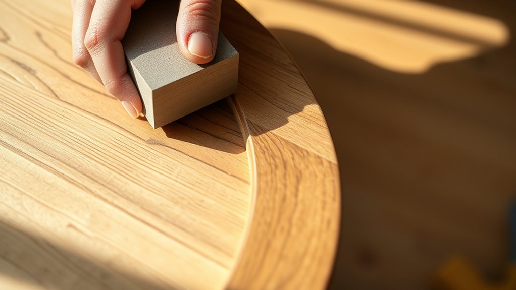 use even fine sanding