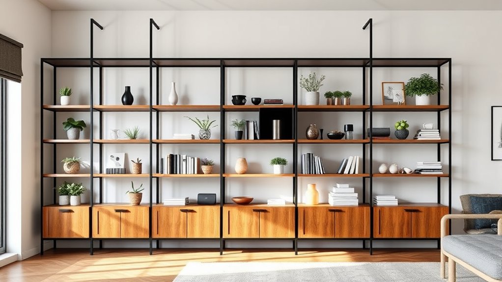 versatile stylish modular shelves