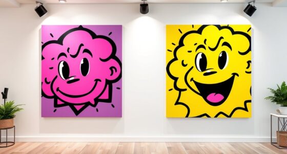 vibrant pop art decor
