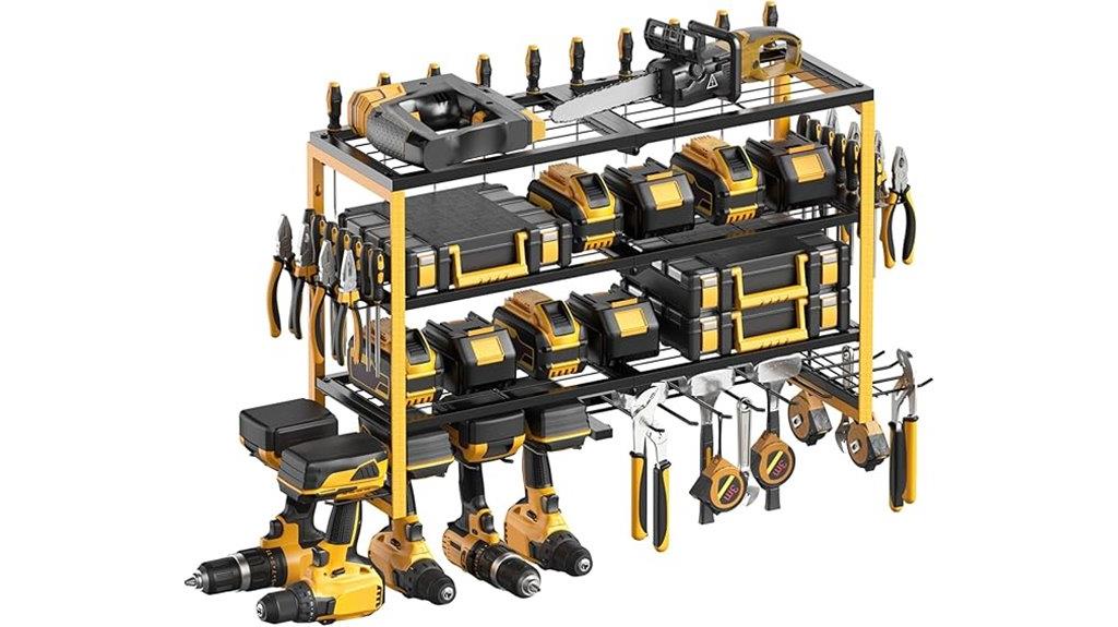 wall mount power tool organizer