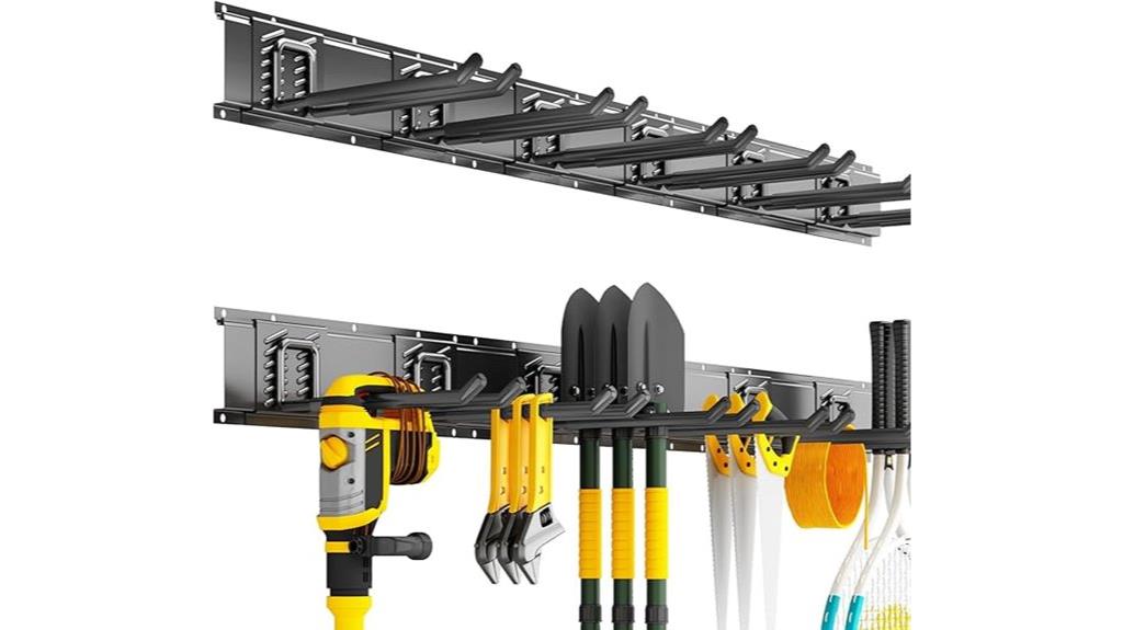 wall mounted garage tool storage