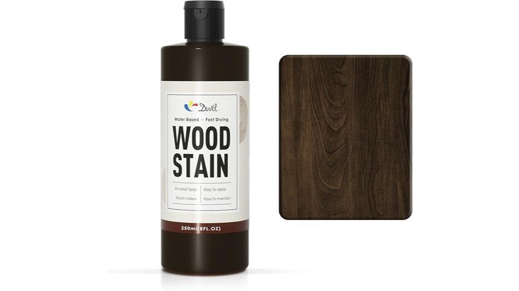 water based black walnut stain