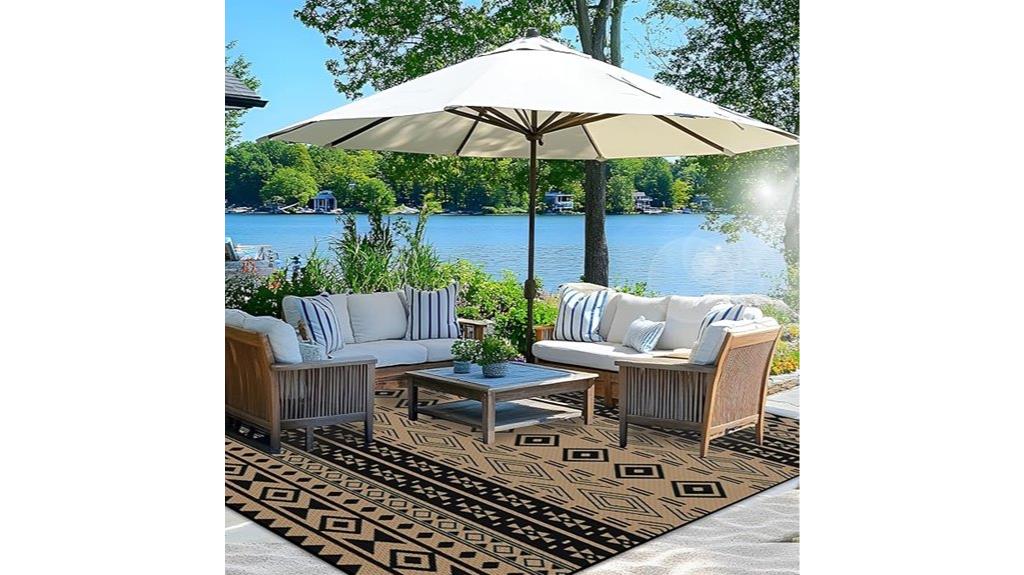 waterproof outdoor patio rug