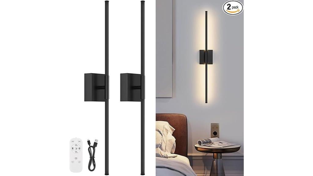 wireless battery wall sconces