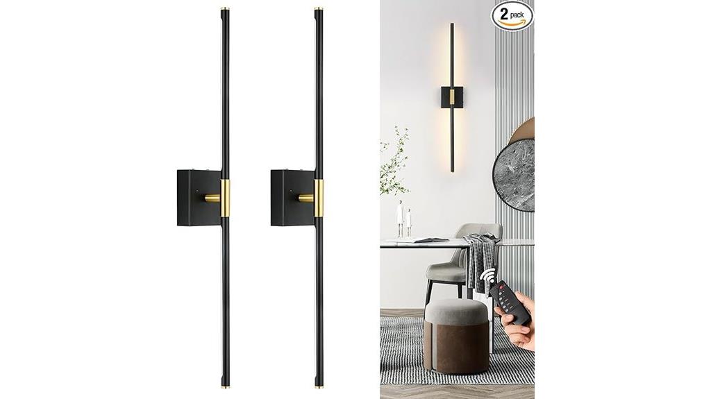 wireless dimmable wall sconces