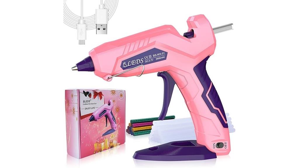 wireless hot glue gun