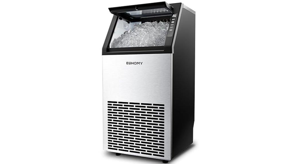 100lb stainless steel ice maker