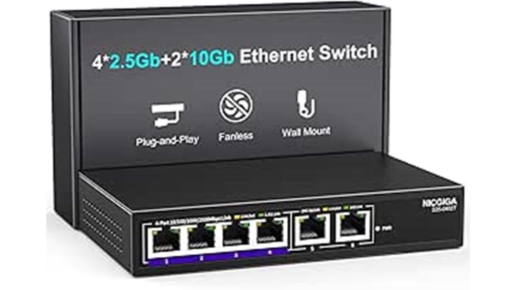 10 gigabit 6 port switch