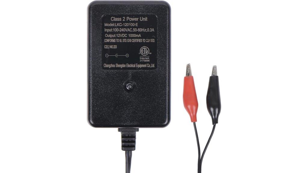 12 volt 1 amp charger