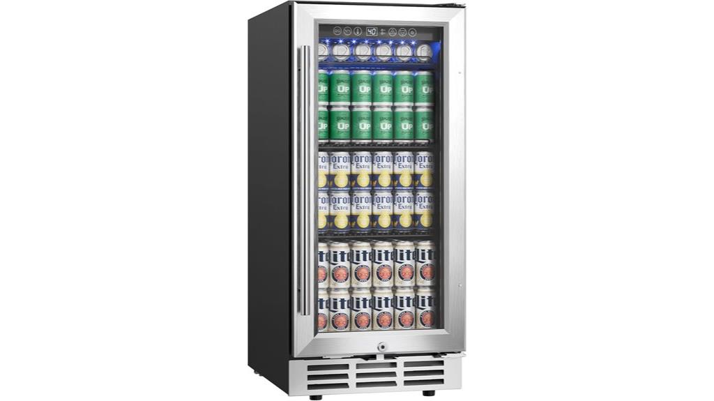 15 inch beverage refrigerator