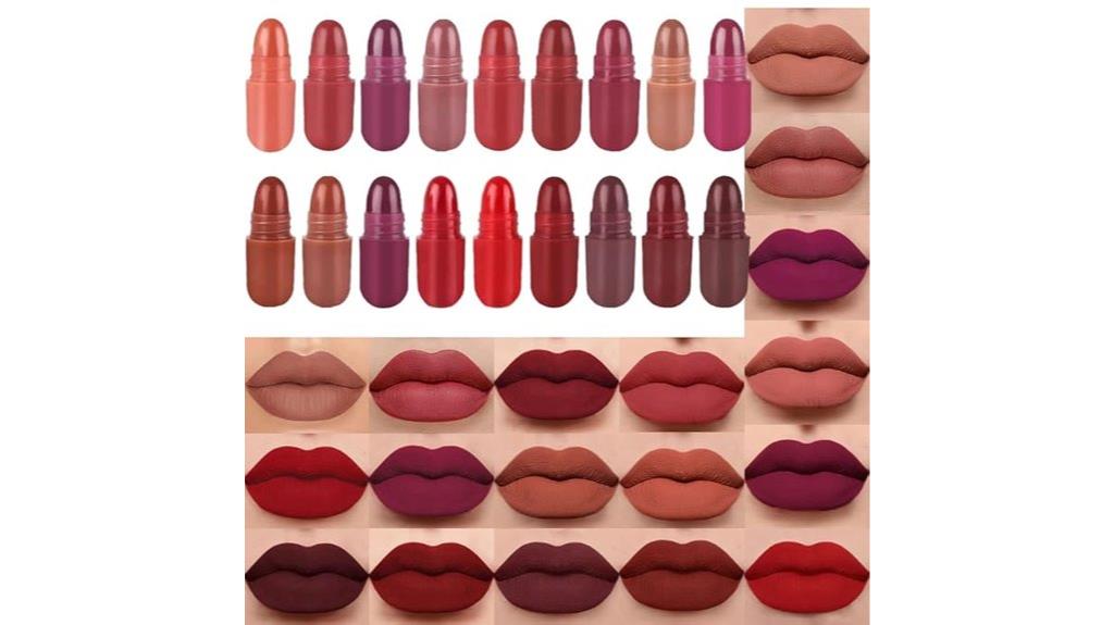 18 piece lipstick capsule set